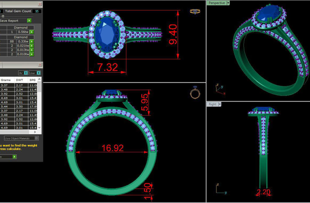 3D Ring Computer Design